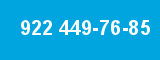 922 449-76-85